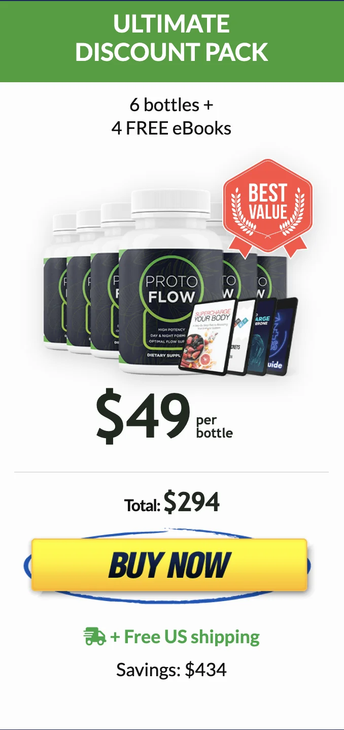 Protoflow price- 6 bottles